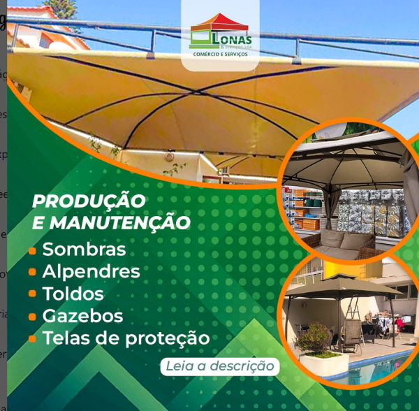 PRODUÇÃO E MANUTENÇÃO DE LONAS