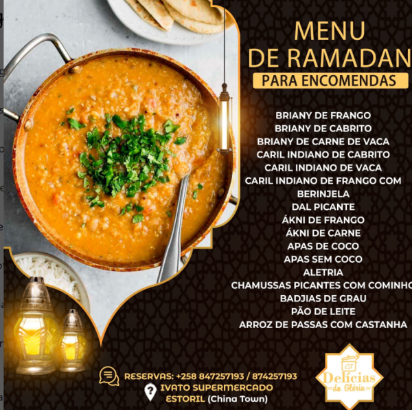 MENU PARA O RAMADAN