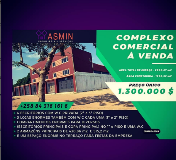 Complexo completo Localiza-se Na Matola n