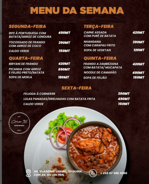 Menu semanal