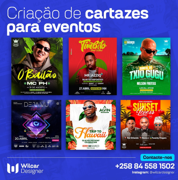Criação de cartazes para eventos