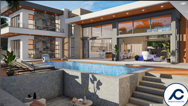 ROJECTO ARQUITECTÓNICO MORADIA UNIFAMILIAR (Terreno 30x50)