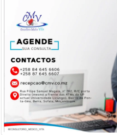 Agende já a sua consulta