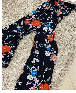 Macacao estampado/ tecido fresquinho / tamanho: S/