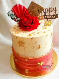 Bolo grande decorado