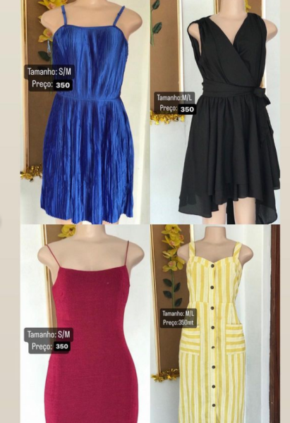 Vestidos acessíveis apartir de 250 mt