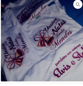 Camisetas personalizadas ao gosto do cliente, uma