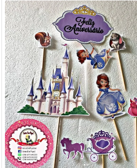 Topper Personalizado Temático Feito ao gosto