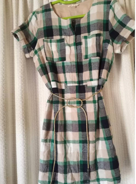 Vestido xadrez S/m 150mt