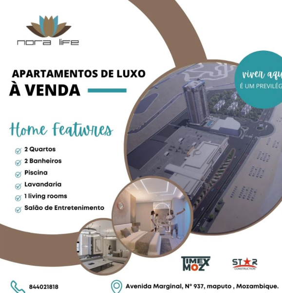 Apartamentos de luxo â venda👇  Home Featwres:  ▪︎2 quartos  ▪︎2 banheiros  ▪︎Piscina  ▪︎Lavandaria