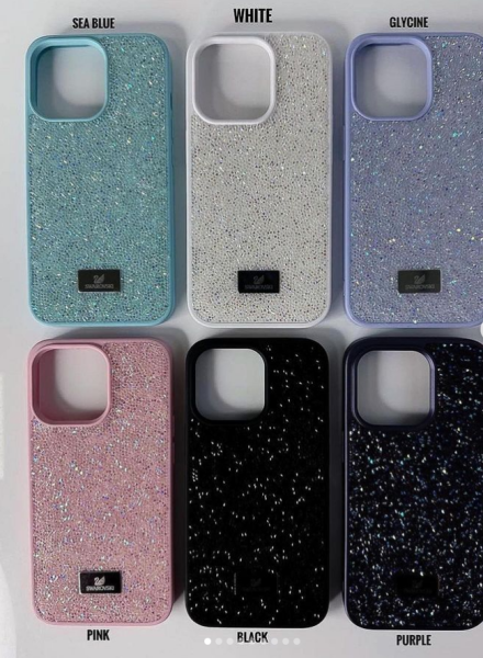 Capas da Swarovski Disponíveis Para Entrega Imediata  ( iPhone 11 até 15 Pro Max )