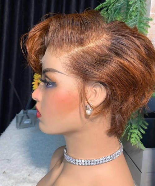 Short caramelo Tamanho :8 Lace transparente/tela branca