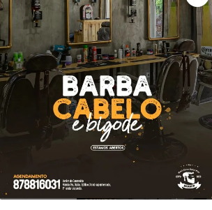 BARBA CABELO E BIGODE