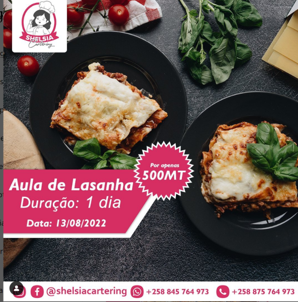AULA Venha aprender convosco como fazer aquela LAZANHA