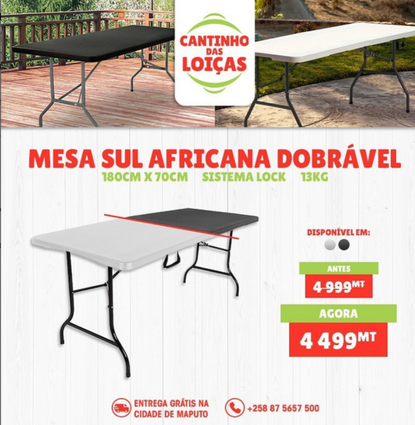 Mesa Sul Africana Dobrável