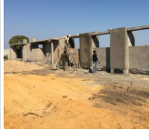 Obra de murro de vedação – Mapulene – Maputo