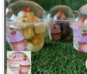 Bolos no pote 😍 — Mousse Maracujá — Frutas — brigadeiro com chocolate.