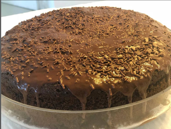 Bolo Caseiro de Brigadeiro