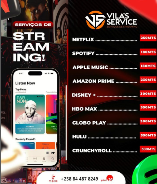 Serviços de streaming