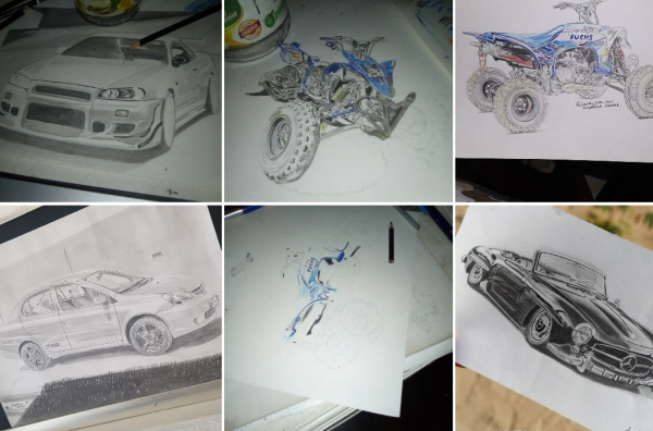 Desenhos de carros personalizados