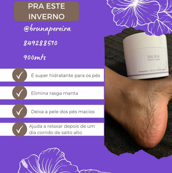 COSMETICO PARA O PÉ
