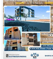 A Venda 9 800 000,00 MTn A VENDA: OPORTUNIDADE DE INVESTIMENTO • Prédio inacabado de 2 andares e 3 pisos. • 3 Flats T3 c 1