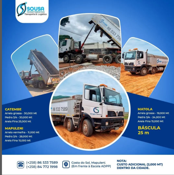 SERVIÇOS DE TRANSPORTE