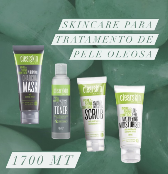 Skincare para tratamento de Pele oleosa.