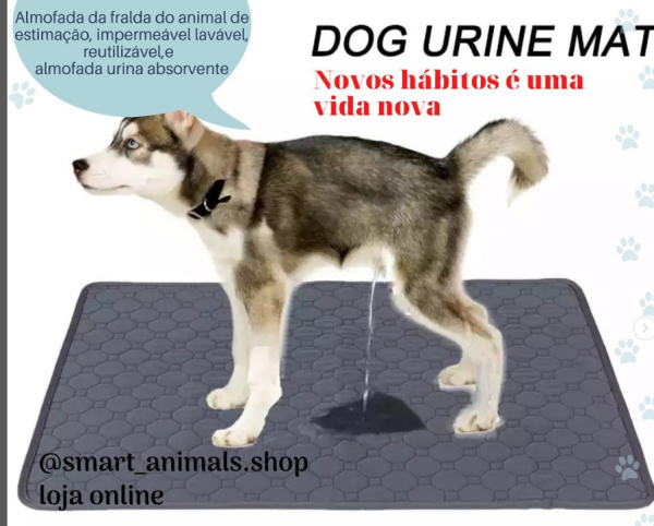 Almofadas de urina lavável para cães gatos do cachorrinho reutilizável.