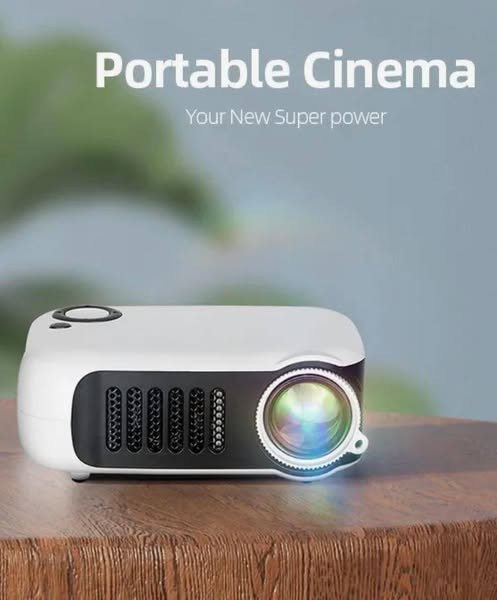 Projetor portátil de qualidade 4K!!! Tempo de espera de 20 a 60 dias.