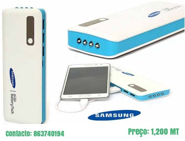 Power Bank Samsung Original 25000mAh carrega dois telemoveis