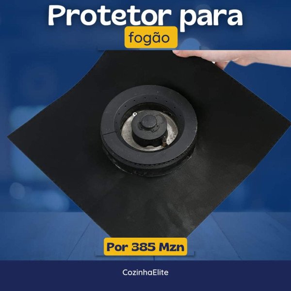 Protetores de fogão para uma cozinha limpa e segura