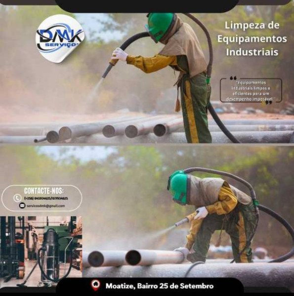 Limpeza em Equipamentos Industriais