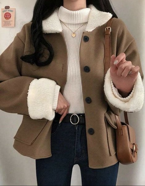 Jaqueta Suede Forrada