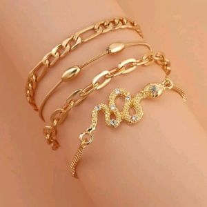 Bracelete Dourado 🤍 200mts🏷️ Depósito 100mts