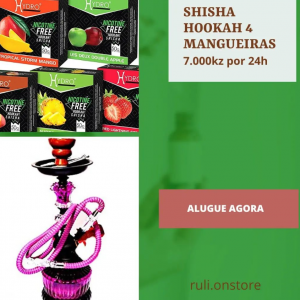 SHISHA E HOOKAH + 4 MANGUEIRAS