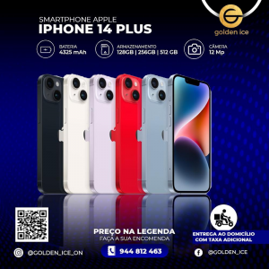 iPhone 14 Plus 📦🛒 iPhone 14 Plus novo na caixa 📦❤️ 128gb- 850.000 kz  256gb- 900.000 kz