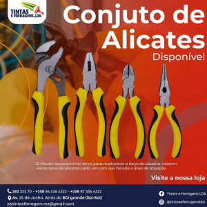 Diversidade de Alicates Disponíveis  Visite a nossa loja, esperamos por você.
