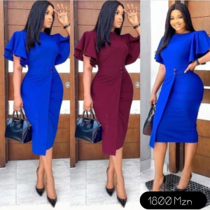 Vestido formal MZN 1.800,00 Vestido formal para trabalho, jantar importante, uma saida especial ou básica.