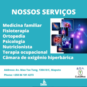 SERVIÇOS DE SAÚDE CubaMoz onde a dor se transforma em AMOR
