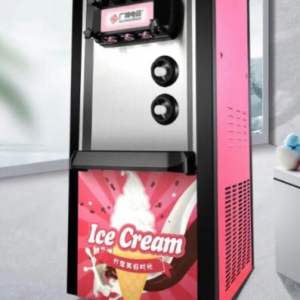 Maquina de Sorvete para 3 sabores Maquina de Sorvete para 3 sabores  Descrição  Modelo Nr: 6225A Tubo de ar: SIM Capacidade: 15-25 L/Hr; 310 cones/hr(100g/cone) Função: refrigerar e congelar sorvete e encher no cone