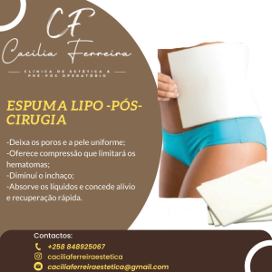 Espuma lipo Pós-Cirugia