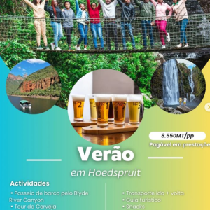 Preço: 8.850MT (pagável em prestações) ▪︎Reservas ao preço não reembolsável de 3000MTs. ▪︎Última data de pagamento: 17/11/202