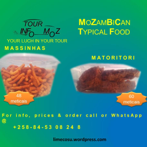 Matoritori & massinhas Mozambican typical food