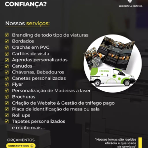 SERVIÇOS DE DESIGNER GRAFICO