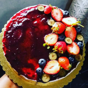 Cheescake frutos vermelhos 2500 Tamanho 18= 2000 Tamanho 20=2500