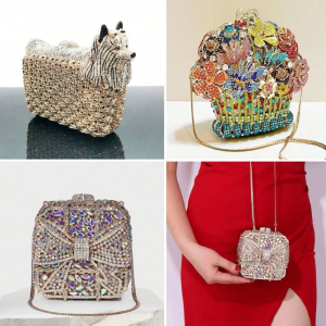 Clutches luxuosas para festas disponíveis