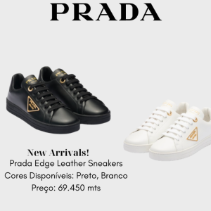 Prada Edge Leather Sneakers
