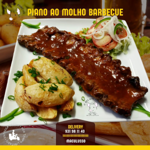 Piano ao molho barbecue!