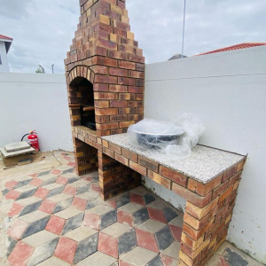 Churrasqueira prontinha para o uso…